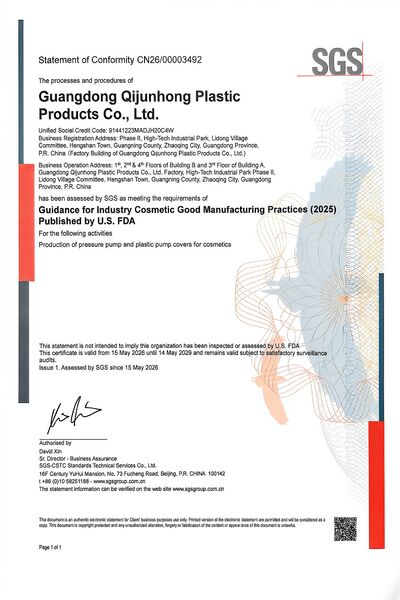 Çin FOSHAN QIJUNHONG PLASTIC PRODUCTS MANUFACTORY CO.,LTD şirket Profili