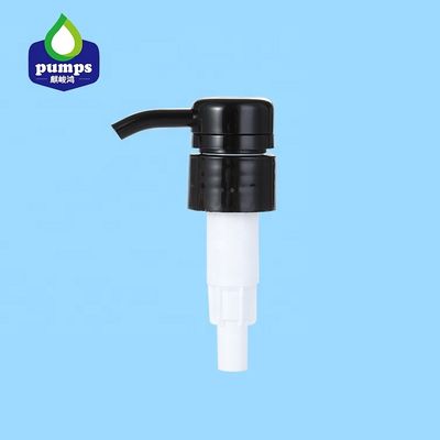 4CC 1 Galon Şampuan Pompası 0.14ml/T Siyah Vidalı Kilit Plastik Sabunluk Pompa Üstleri