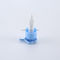 Nervürlü 28mm Mavi Sabunluk Pompası / Özelleştirilmiş Plastik Vidalı Pompa