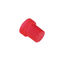 Nervürlü Kırmızı Plastik Vidalı Kapaklar Özel Logo Dökülmez 28/415