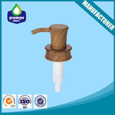 33/410 Vücut Bakım Şampuanı SPA için Ahşap Losyon Pompası