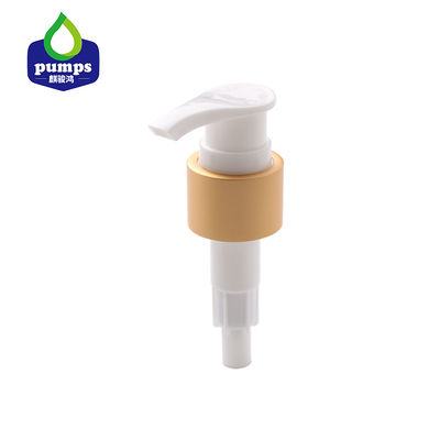 Nervürlü 24 410 Siyah Losyon Pompası / Alüminyum Altın Dispenser Pompa